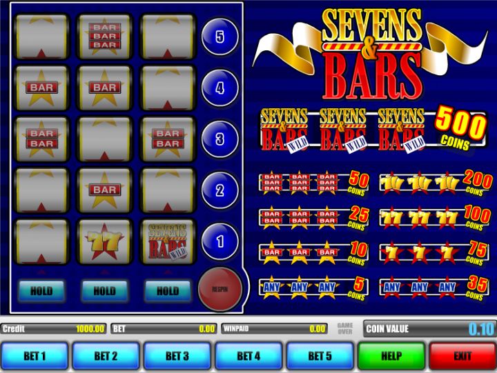 Sevens & Bars Slot