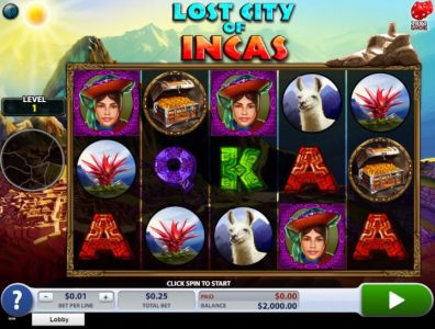Lost City of Incas Game