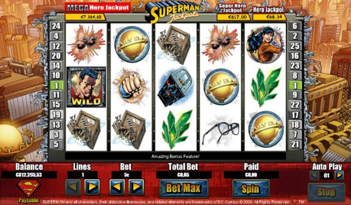 Superman Jackpots Logo