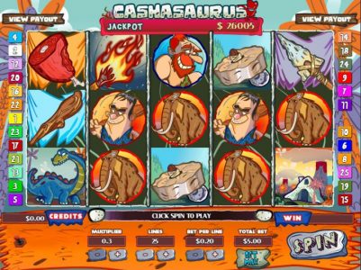 Cashasaurus Progressive Game