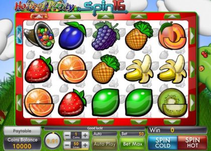 Horn Of Plenty Spin 16 Game