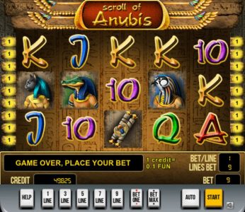 Scroll Of Anubis Game