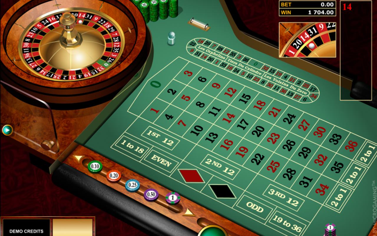 European Roulette Gold (Microgaming)
